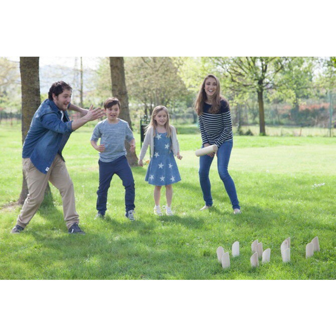 【当日発送】 TRADEONE トレードワン ウッドスティック レジャー 屋外 アウトドア 家族全員で遊べる 木製 知玩具 簡単スポーツ おもちゃ 運動不足解消 お子様 品番60124【スポーツの日】 2