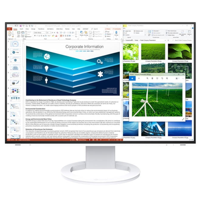 EIZO エイゾ FlexScan 24.1インチ カラー液晶モニターホワイト EV2485-WT EV2485WT【NE直】【法人様限定商品】
