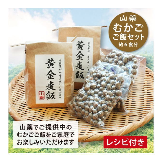 箱根自然薯の森 山薬 自然薯むかごご飯セット【お中元・お歳暮ギフト】【クール便指定商品】【JS】【通常3日～5日営業日で発送】のサムネイル