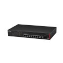エントリ-必須ポイ10倍! BUFFALO バッファロー 法人向け PoE対応 マルチギガ スマートスイッチ 8ポート BS-MS2008P BSMS2008P...