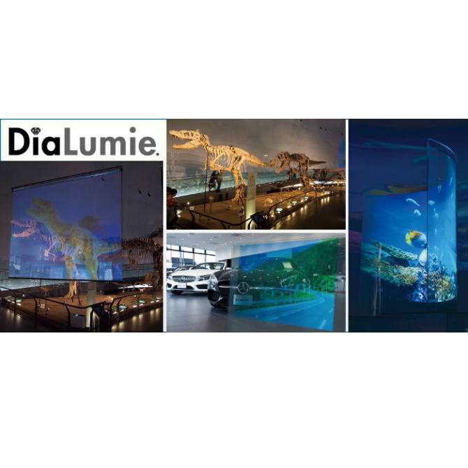 KIC ケイアイシー ウインドウスクリーン DiaLumie 16:9 60インチ 透明タイプ NDL-270SA-HD60 NDL270SAH..