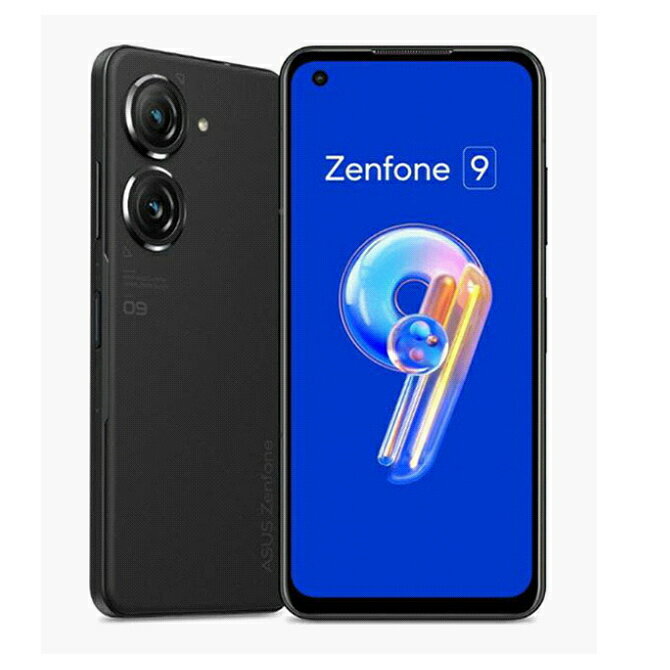 乐天商城 - 【当日発送】 中古整備品（本体背面にこすれ跡・化粧箱はがれ）ASUS Zenfone 9 (AI2202)ミッドナイトブラック ZF9-BK8S128