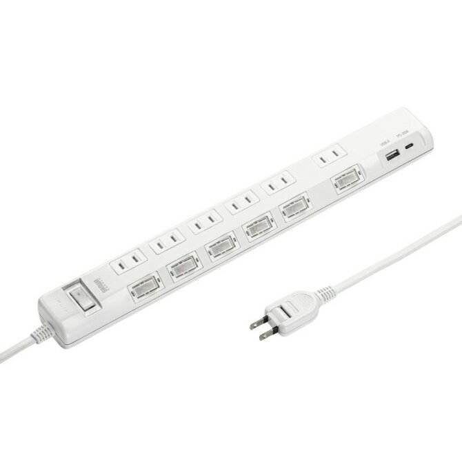 SANWA SUPPLY 掠ץ饤 ťå (2P6ĸ1m) TAP-B108UC-1(W-ۥ磻) TAPB108UC1WNEľۡڥ᡼߸˸¤꽪©ʡ