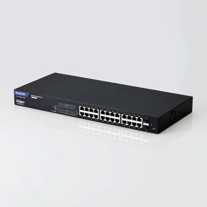 ELECOM 쥳 ˡ͸å󥰥ϥ/WEBޡ/Giga/PoE/24ݡ/3ǯݾ EHB-SG2C24F-PL EHBSG2C24F-PL EHBSG2C24FPLNEľ