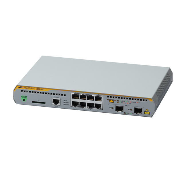 Allied Telesis アライドテレシス AT-x230-10GT （10/100/1000BASE-Tx8、SFPスロットx2）3279R【NE直】