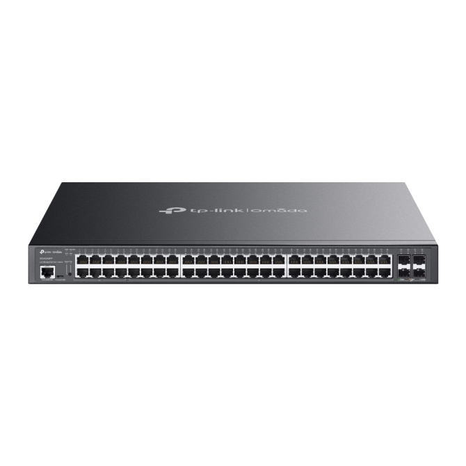 TP-Link ティーピーリンク Omadaギガビット/48 ポート & 10GE SFP+/4ポート L2+マネージドスイッチ(PoE+x40/PoE++x8) SG3452XMPP(UN)【NE直】