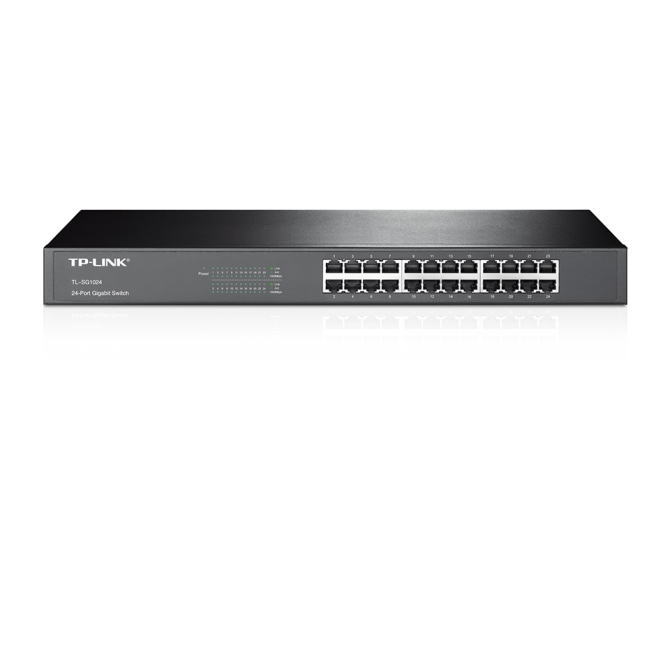 TP-Link ティーピーリンク 24ポート ギガビット ラックマウント スイッチ TL-SG1024 TLSG1024【NE直】