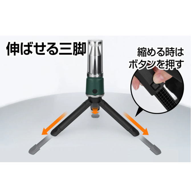 【当日発送】 GENTOS ジェントス LED ランタン LE-1014用 ミニ三脚スタンド ST-01 ...