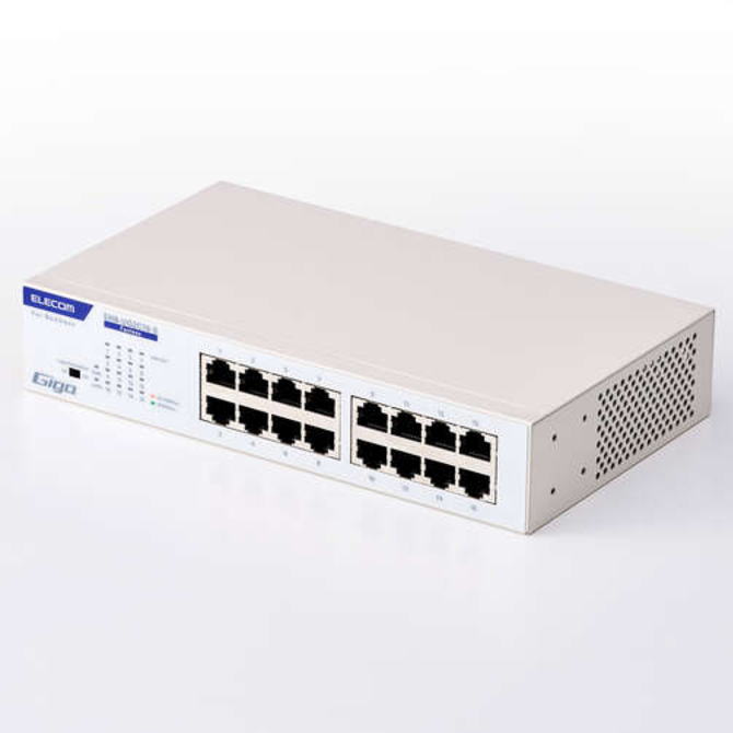 乐天商城 - ELECOM エレコム 法人向けスイッチングハブ/アンマネージ/Giga/16ポート/ループ防止(ブザー鳴動)/3年保証 EHB-UG2C16-S EHBUG2C16-S EHBUG2C16S【NE直】