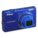 ★楽天カードご利用OK！【FBにいいね！してP5倍！】NIKON ニコン デジタルカメラ COOLPIX(クールピクス) 有効画素数1600万 光学ズーム10倍 S6200(オーシャンブルー) S6200