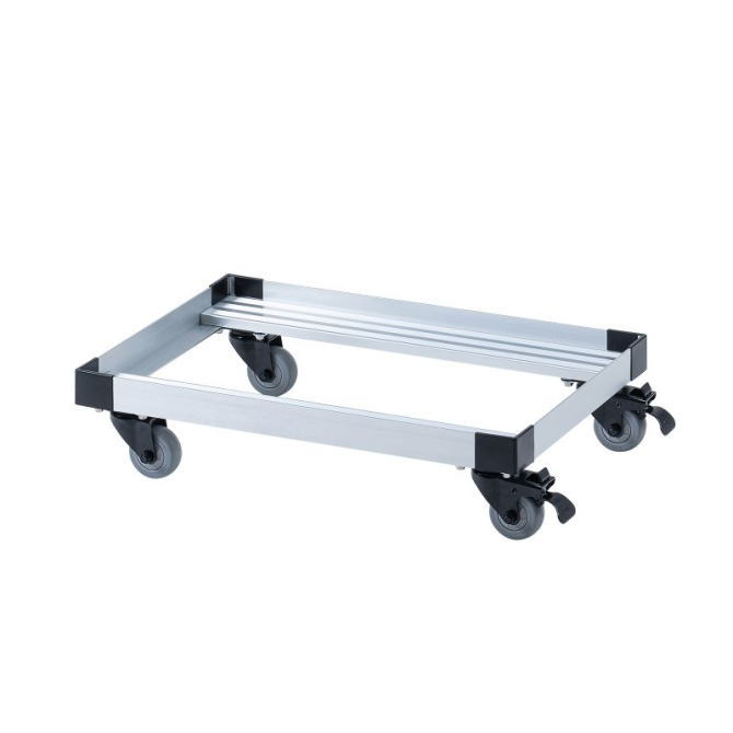 樂天商城 - SANWA SUPPLY サンワサプライ アルミドーリー(コンテナ用台車) 50リットル仕様 CART-FA950(SV-シルバー) CARTFA950SV【NE直】【メーカー在庫限り終息品】