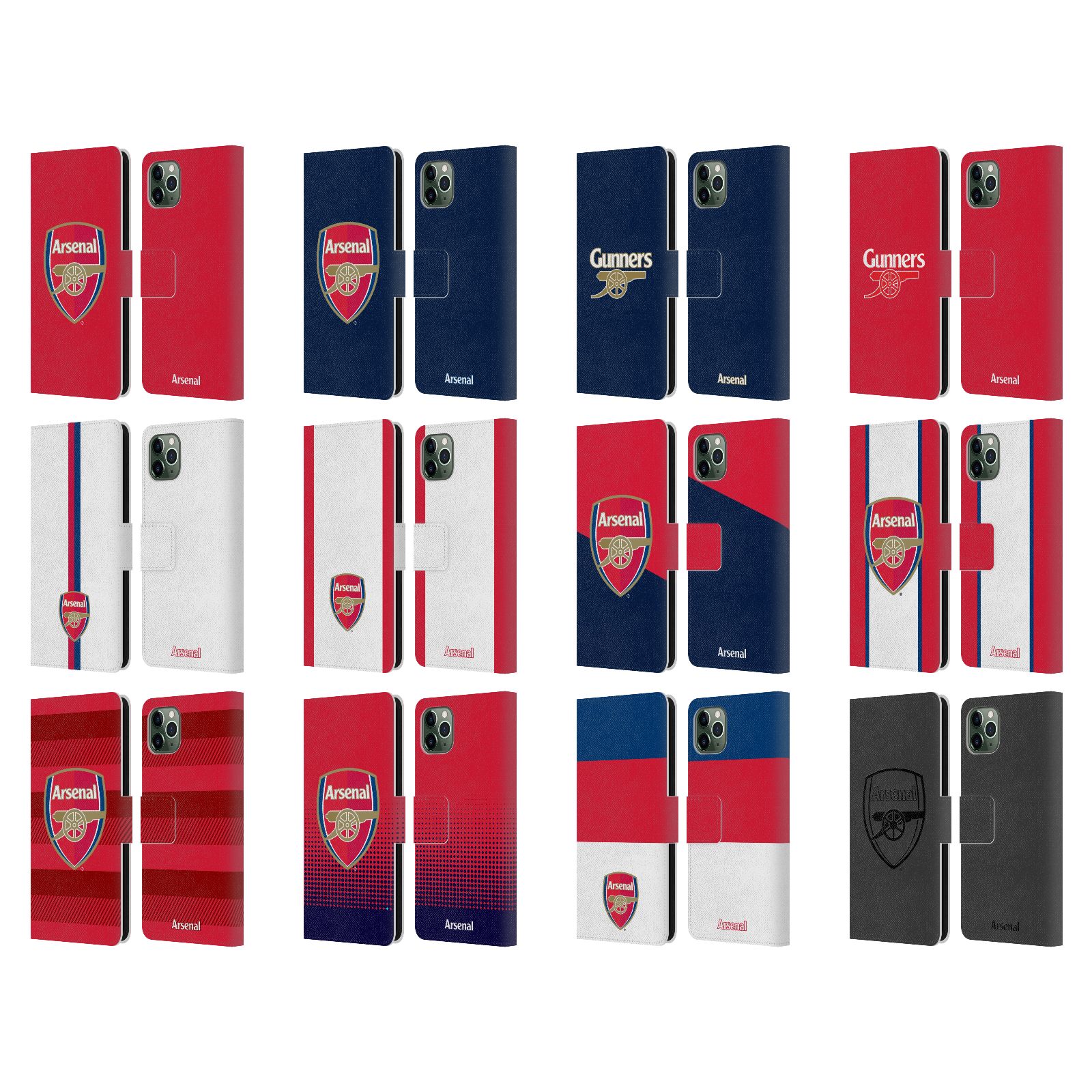 公式ライセンス Arsenal FC クレスト2 レザー手帳型ウォレットタイプケース Apple iPhone 電話 アーセナル アーセナルFC サポーター サッカー サッカー部 フットボール フットサル スマホケース