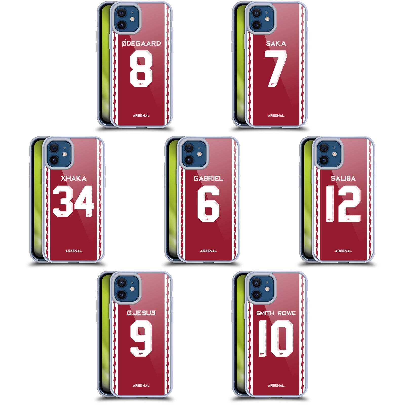 公式ライセンス Arsenal FC 2022/23 プレイヤーズ・ホームキット ソフトジェルケース Apple iPhone 電話 アーセナル アーセナルFC サポーター サッカー サッカー部 フットボール フットサル グ…