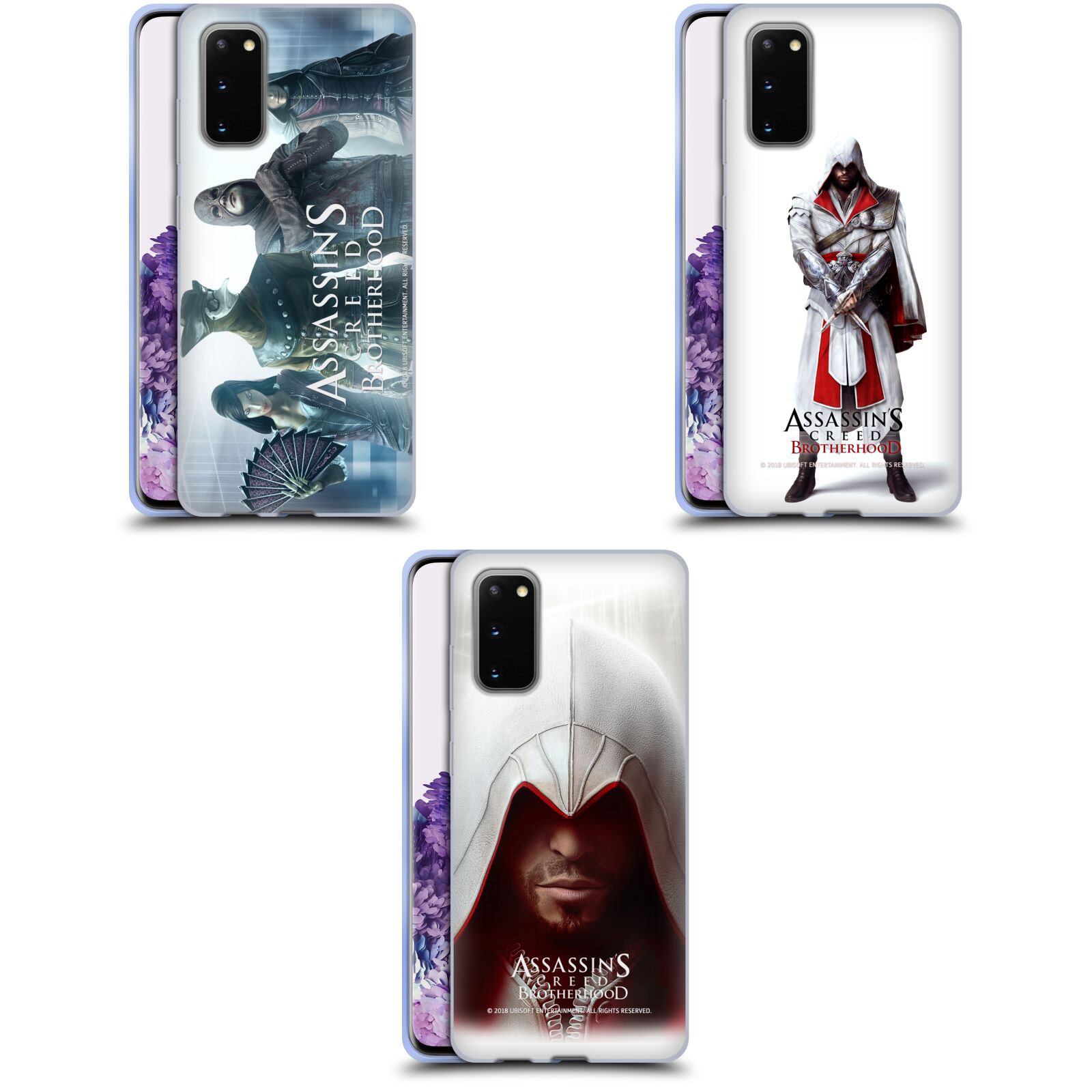 公式ライセンス Assassin's Creed ブラザーフッド・アートワーク ソフトジェルケース Samsung 電話 1 スマホケース 全機種対応 グッズ ワイヤレス充電 対応 Qiワイヤレス充電 Qi充電