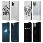公式ライセンス Assassin's Creed ブラザーフッド・ロゴ レザー手帳型ウォレットタイプケース Apple iPhone 電話 スマホケース 全機種対応 グッズ