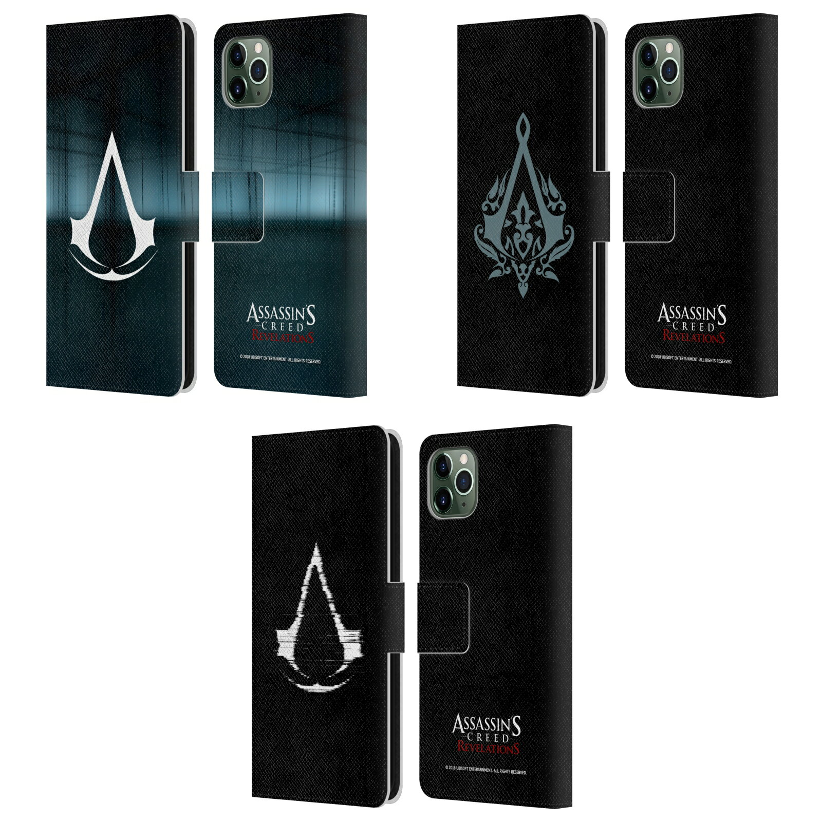 公式ライセンス Assassin 039 s Creed リベレーション ロゴ レザー手帳型ウォレットタイプケース Apple iPhone 電話 スマホケース 全機種対応 グッズ