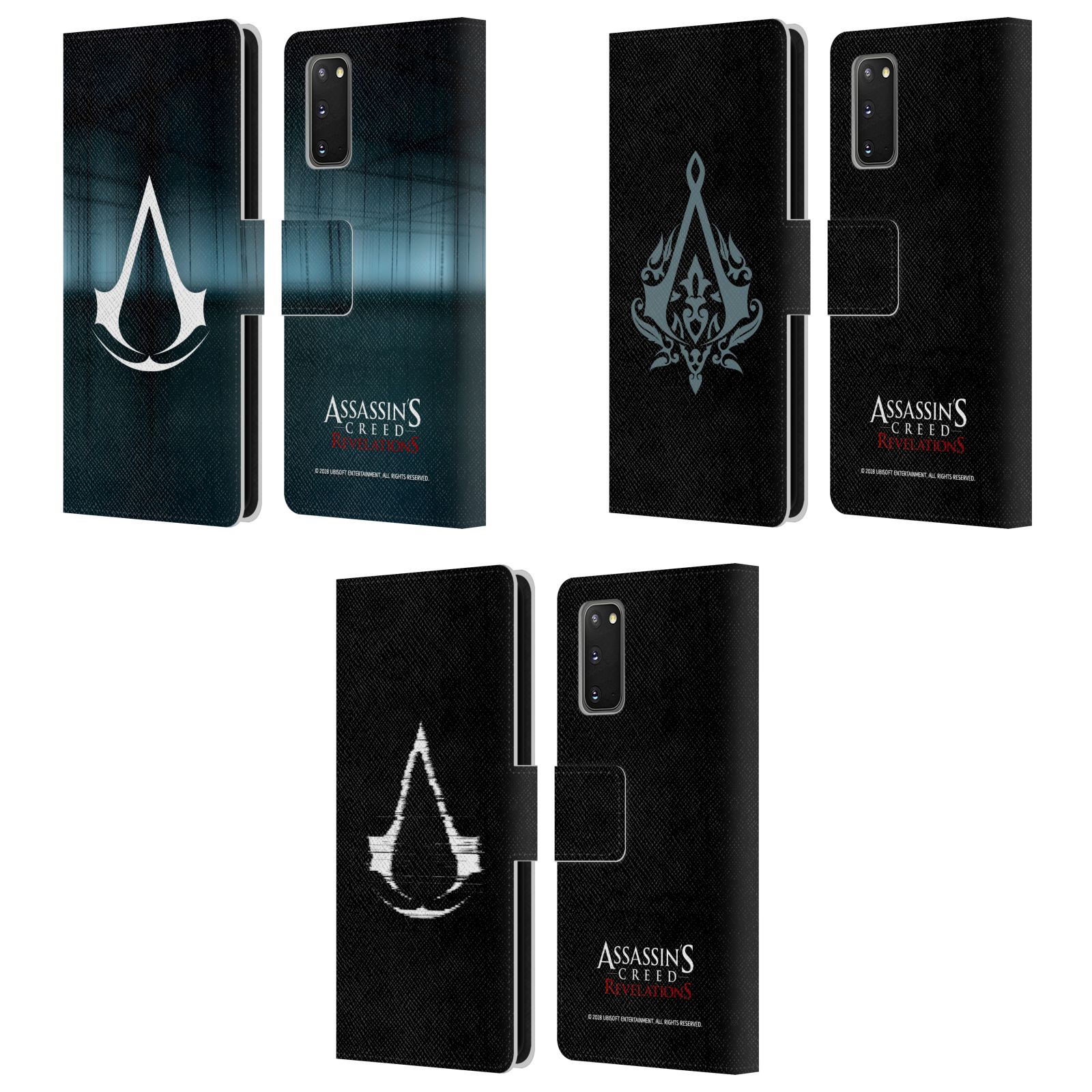 公式ライセンス Assassin 039 s Creed リベレーション ロゴ レザー手帳型ウォレットタイプケース Samsung 電話 1 スマホケース 全機種対応 グッズ