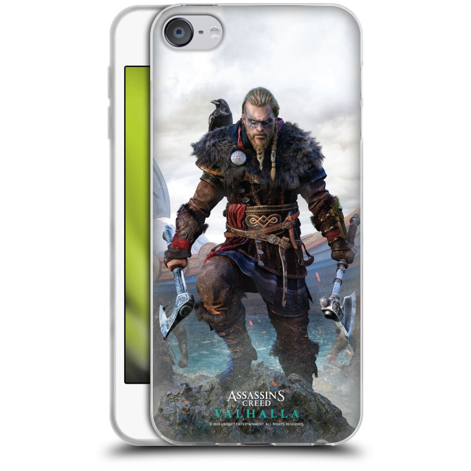 公式ライセンス Assassin's Creed ヴァルハラ・ポスター ソフトジェルケース Apple iPod Touch MP3 スマホケース