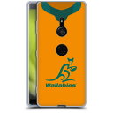 公式ライセンス Australia National Rugby Union Team 2021 ジャージ ソフトジェルケース Sony 電話 1 スマホケース...