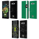 公式ライセンス Ben 10: Alien Force グラフィック レザー手帳型ウォレットタイプケース Samsung 電話 3 スマホケース 全機種対応 グッズ