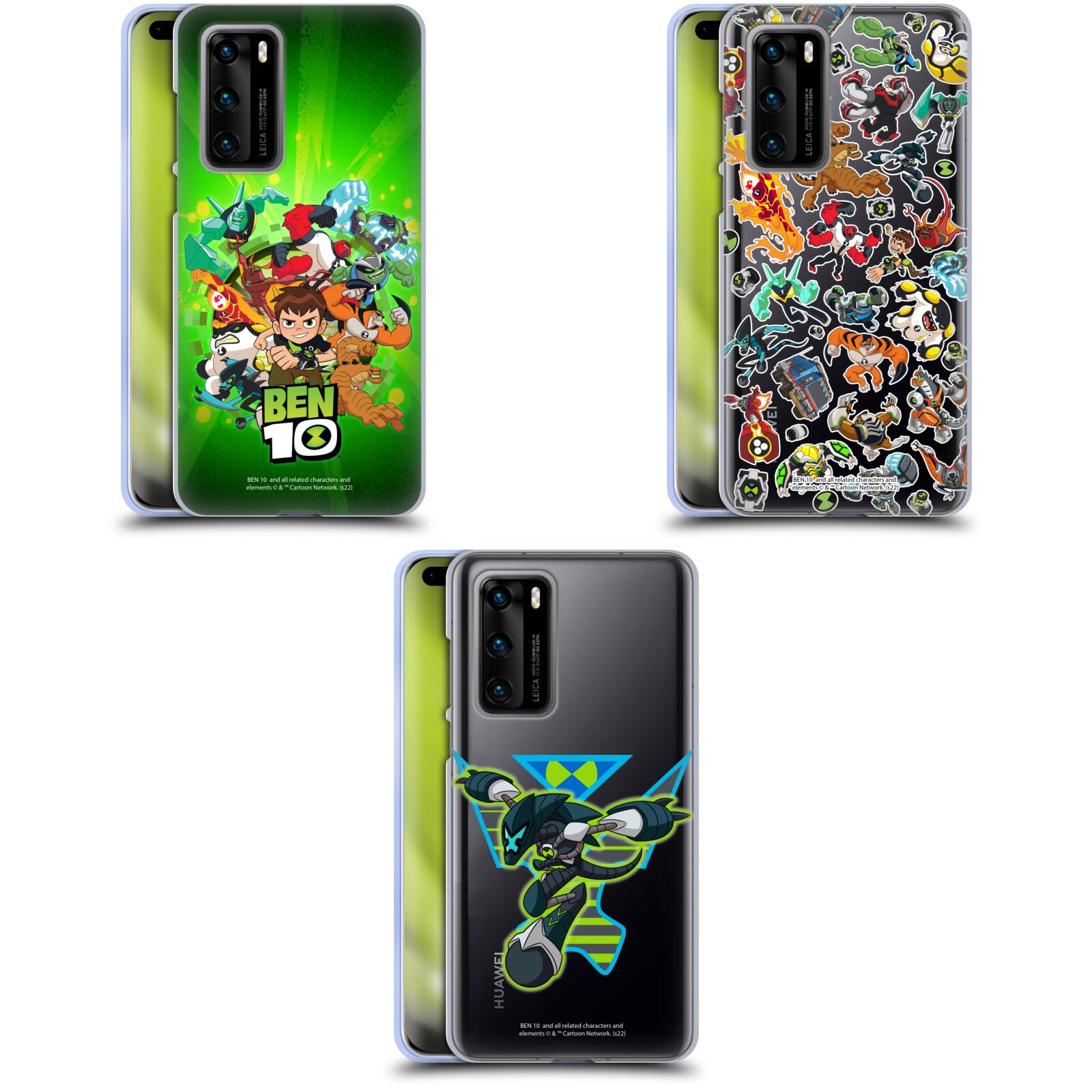 公式ライセンス Ben 10: Animated Series グラフィック ソフトジェルケース Huawei 電話 4 スマホケース 全機種対応 グッズ ワイヤレス充電 対応 Qiワイヤレス充電