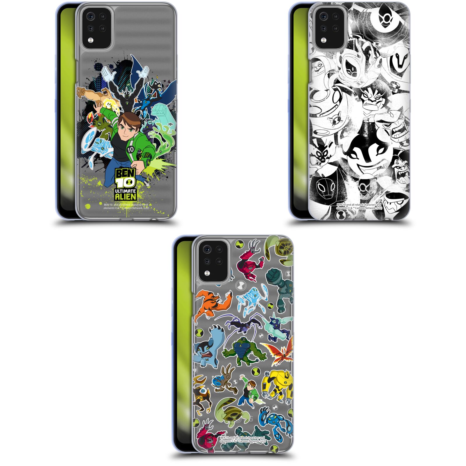 公式ライセンス Ben 10: Ultimate Alien グラフィック ソフトジェルケース LG 電話 スマホケース 全機種対応 グッズ ワイヤレス充電 対応 Qiワイヤレス充電 Qi充電