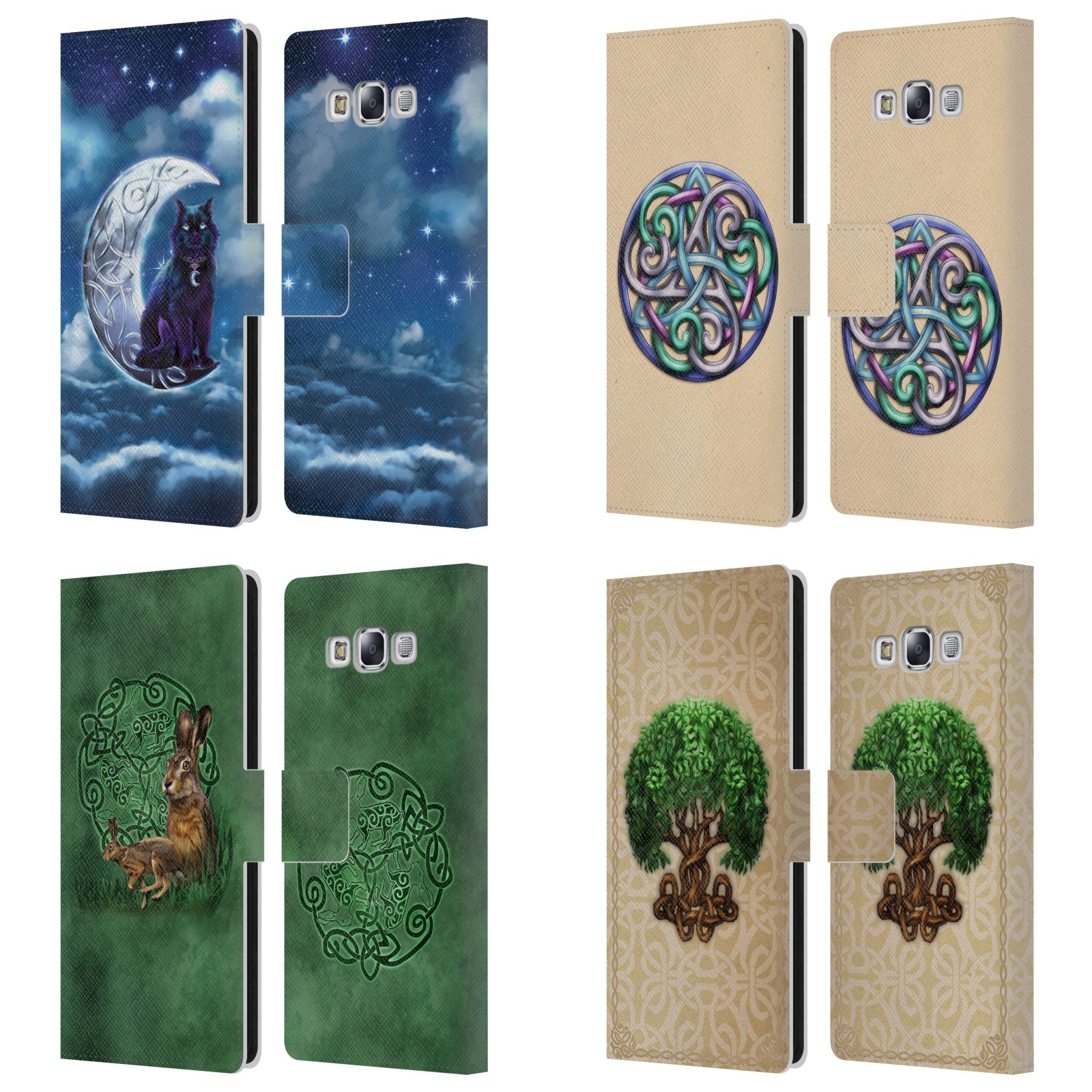 Rakuten - 公式ライセンス Brigid Ashwood ケルティック・ウィズダム2 レザー手帳型ウォレットタイプケース Samsung 電話 3 スマホケース 全機種対応 グッズ