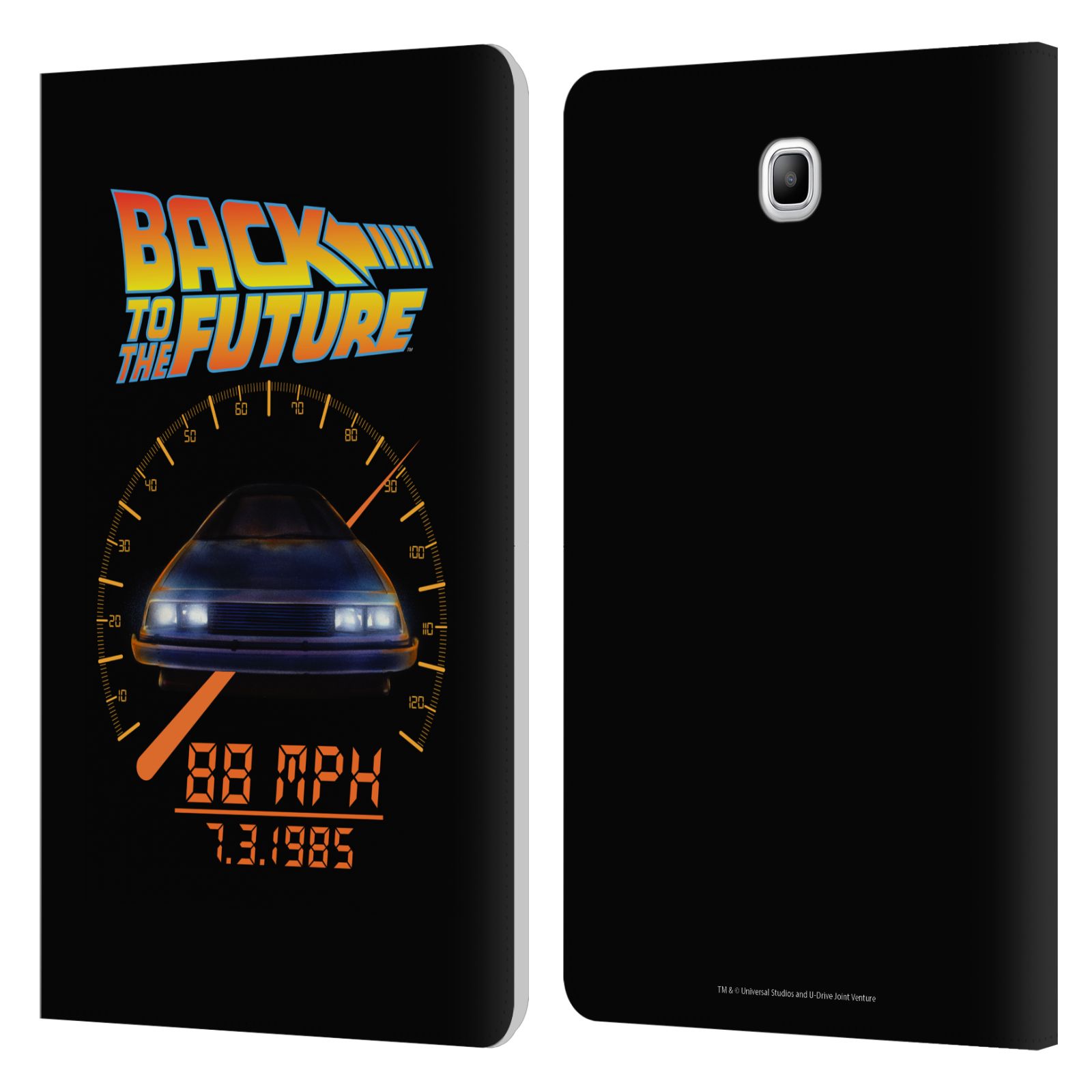 公式ライセンス Back to the Future クオート I レザー手帳型ウォレットタイプケース Samsung Galaxy タブレット スマホケース