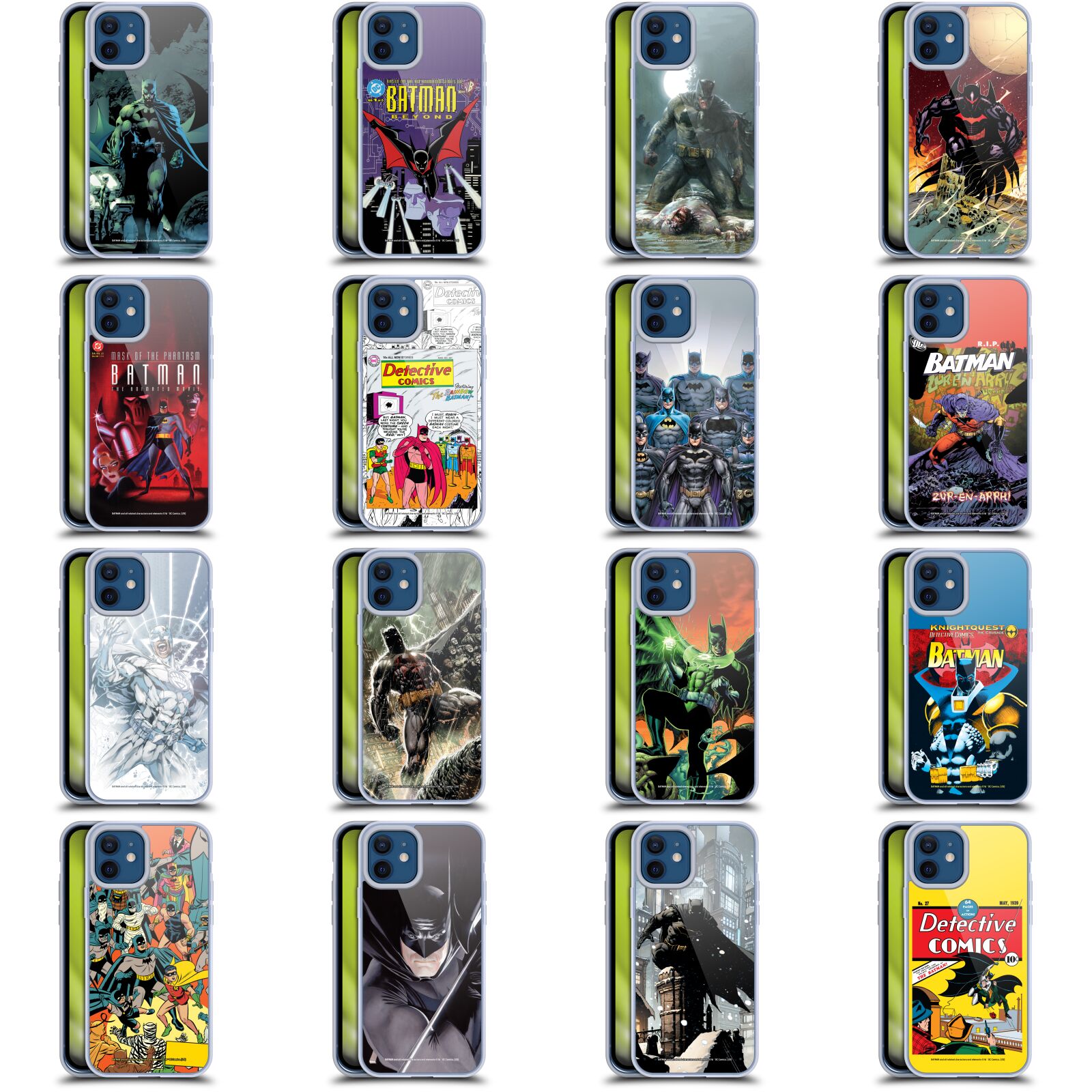 公式ライセンス Batman DC Comics アイコニック コミックブック コスチューム ソフトジェルケース Apple iPhone 電話 スマホケース 全機種対応 グッズ ワイヤレス充電 対応 Qiワイヤレス充電