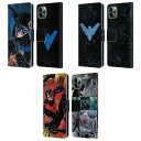 公式ライセンス Batman DC Comics ナイトウィング レザー手帳型ウォレットタイプケース Apple iPhone 電話 スマホケース 全機種対応 グッズ