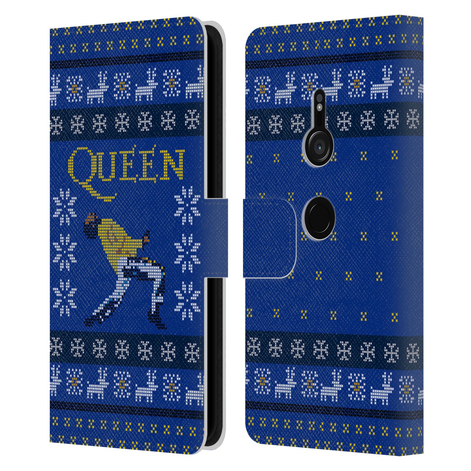 公式ライセンス Queen クリスマス レザー手帳型ウォレットタイプケース Sony 電話 1 クイーン ボヘミアン・ラプソディ ボヘミアン ラプソディ フレディ・マーキュリー フレディ マーキュリー