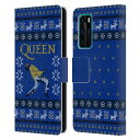 公式ライセンス Queen クリスマス レザー手帳型ウォレットタイプケース Huawei 電話 4 クイーン ボヘミアン・ラプソディ ボヘミアン ラプソディ フレディ・マーキュリー ロック ロックバンド