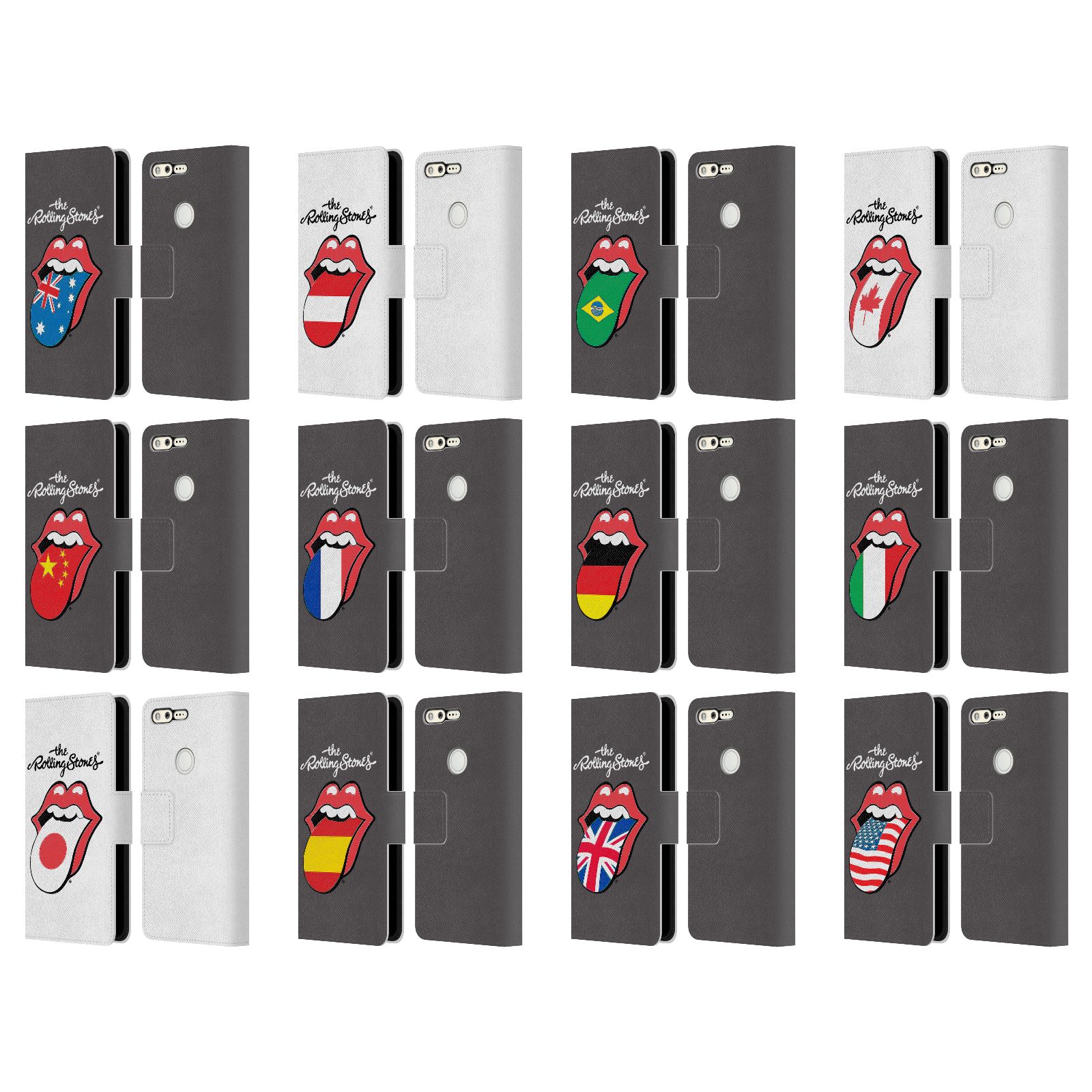 [全商品対象20%OFF 全商品Point Up×5] 公式ライセンス The Rolling Stones インターナショナル・リックス1 レザー手帳型ウォレットタイプケース Google 電話 ザ・ローリング・ストーンズ ベロ・マーク