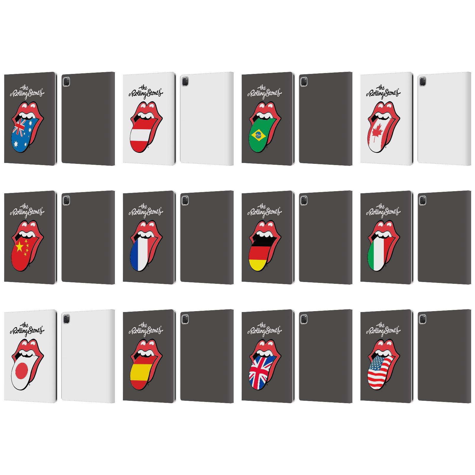 公式ライセンス The Rolling Stones インターナショナル・リックス1 レザー手帳型ウォレットタイプケース Apple iPad ザ・ローリング・ストーンズ ローリング・ストーンズ ローリング ストーンズ