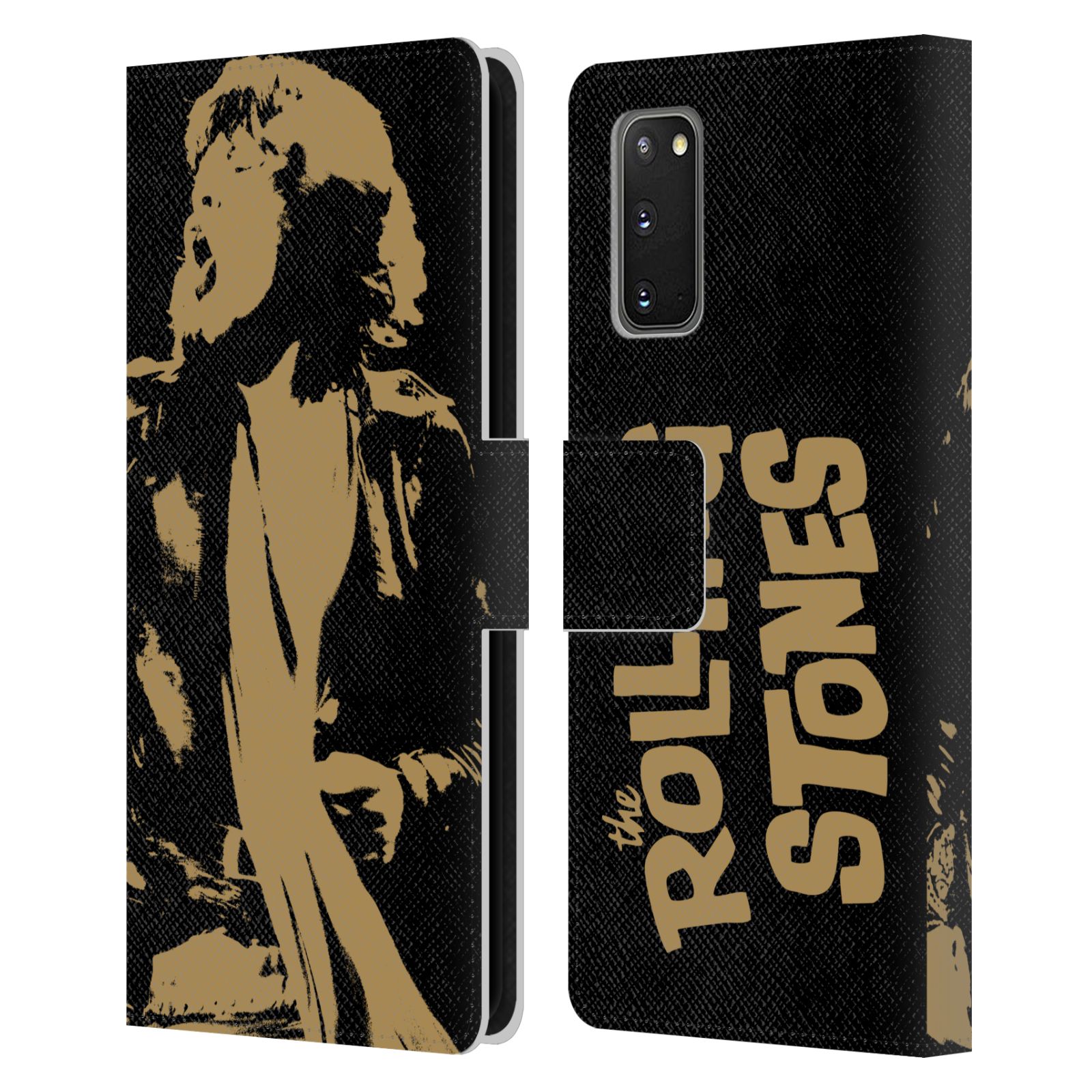 公式ライセンス The Rolling Stones Mick Jagger レザー手帳型ウォレットタイプケース Samsung 電話 1 ザ・ローリング・ストーンズ ローリング・ストーンズ ローリング ストーンズ ベロ・マーク