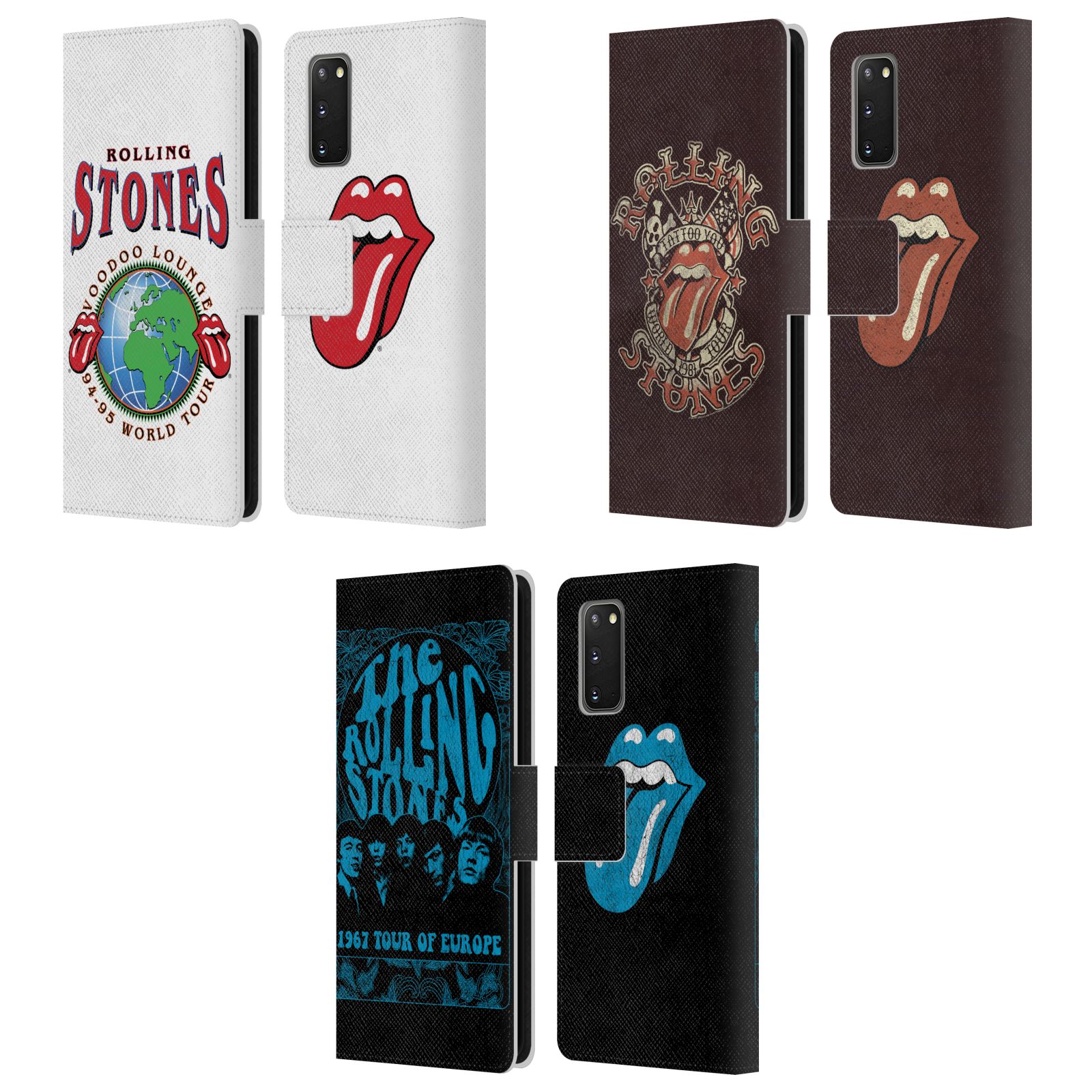 公式ライセンス The Rolling Stones ツアー レザー手帳型ウォレットタイプケース Samsung 電話 1 ザ・ローリング・ストーンズ ローリング・ストーンズ ローリング ストーンズ ベロ・マーク グッズ