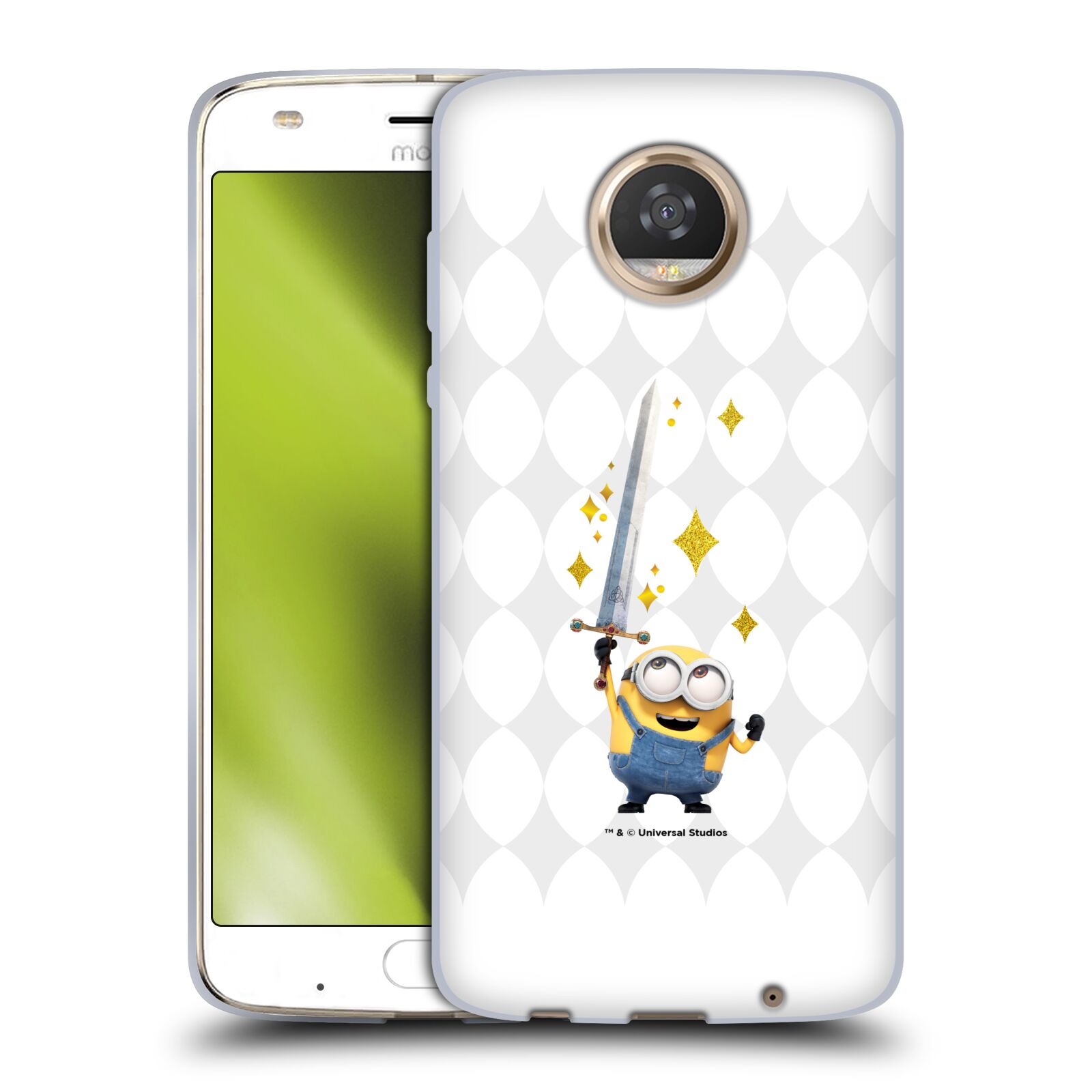 公式ライセンス Minions ミニオン・ブリティッシュ・インベージョン ソフトジェルケース Motorola 電話 スマホケース