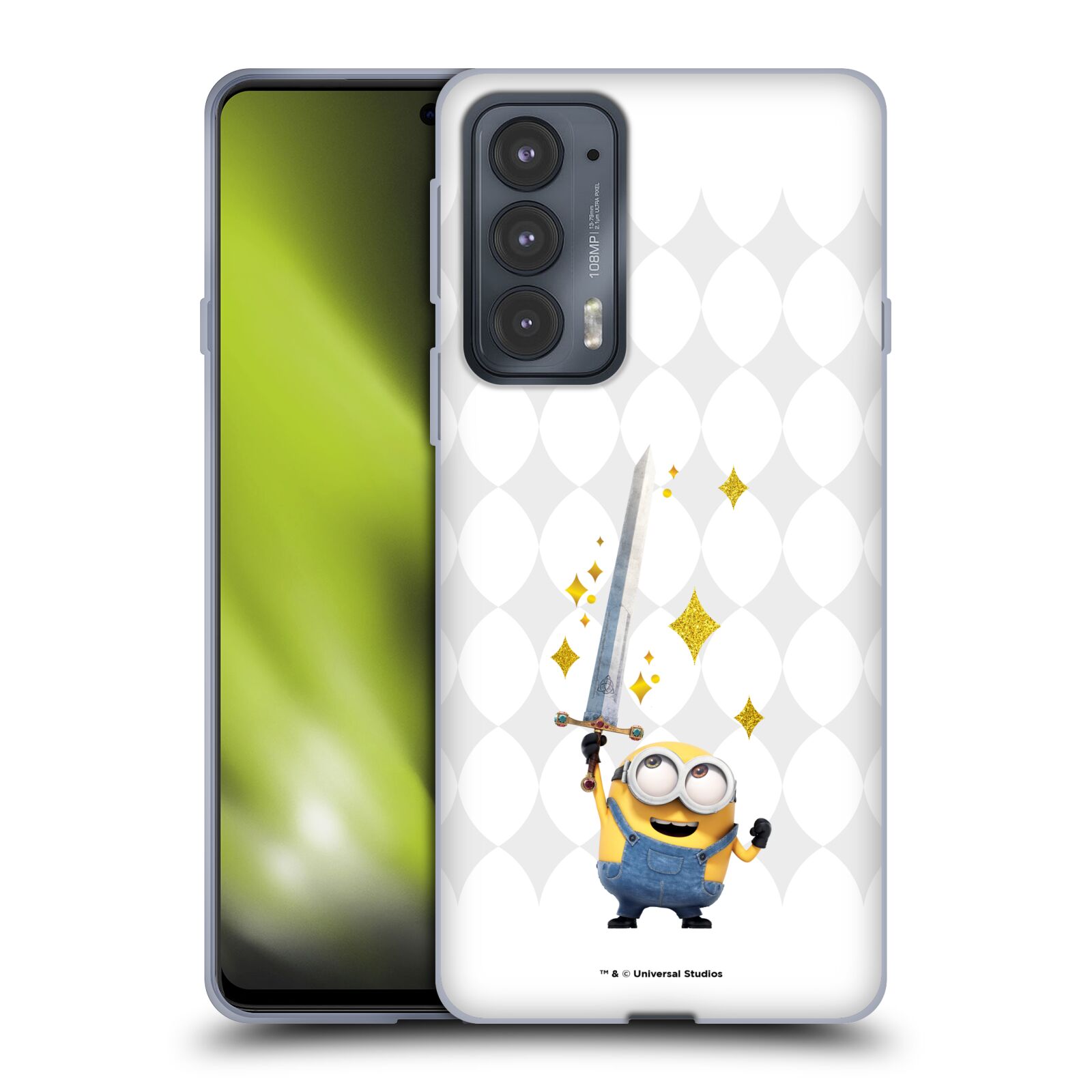 公式ライセンス Minions ミニオン・ブリティッシュ・インベージョン ソフトジェルケース Motorola 電話 2 スマホケース