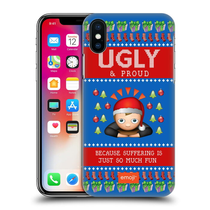 送料無料 オフィシャル EMOJI アグリー・クリスマス ハードバックケース APPLE IPHONE スマホ【楽天海外直送】