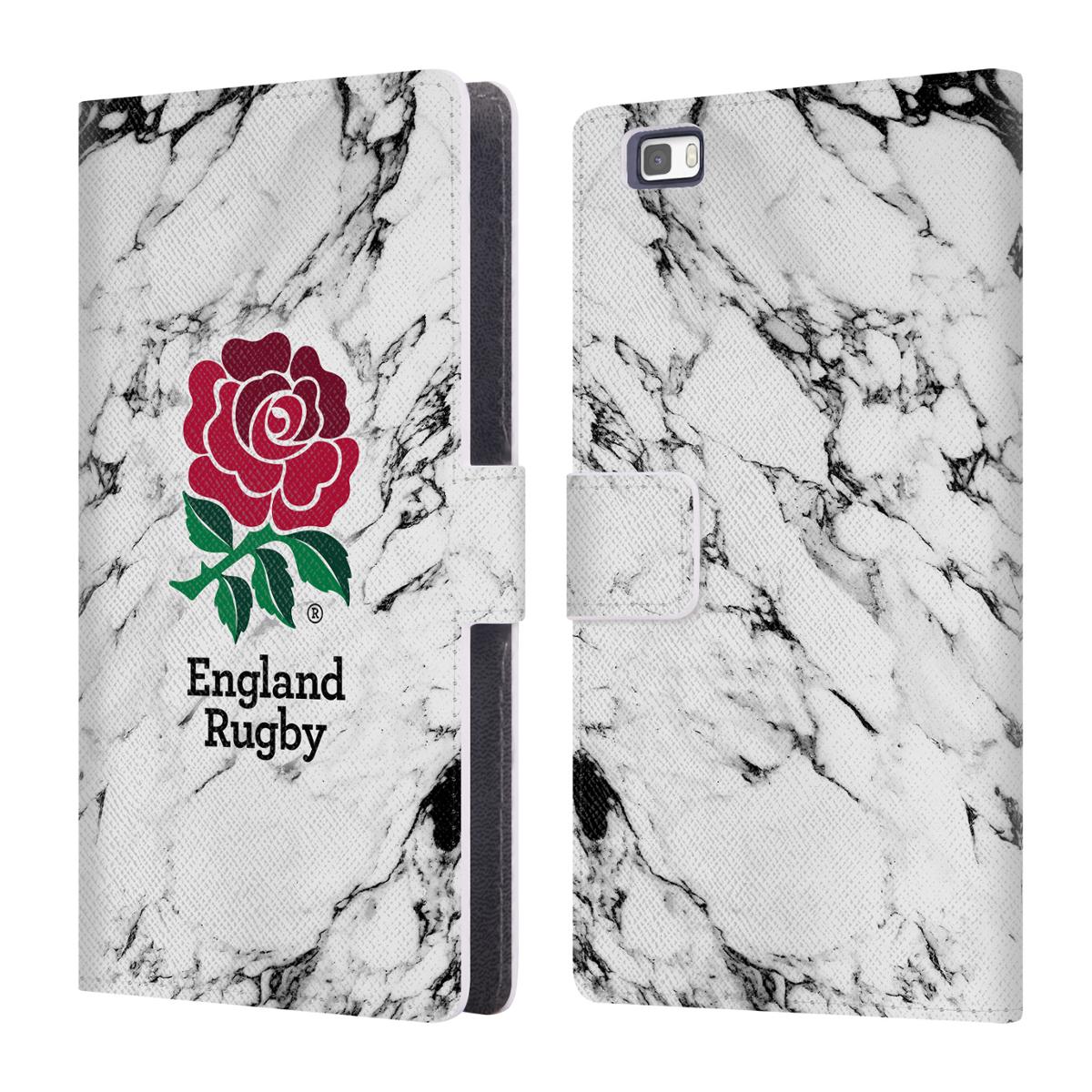 送料無料 オフィシャル ENGLAND RUGBY UNION 2017/18 マーブル レザー手帳型ウォレットタイプケース HUAWEI スマホケース 2【楽天海外直送】