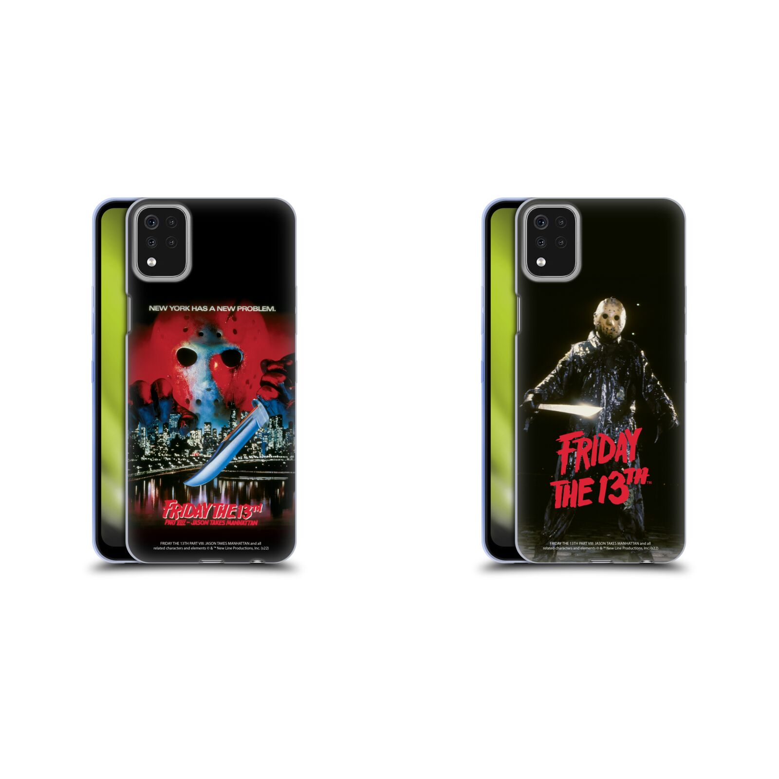 公式ライセンス Friday the 13th Part VIII ジェイソン・テイクス・マンハッタン グラフィック ソフトジェルケース LG 電話 スマホケース 全機種対応 グッズ ワイヤレス充電 対応 Qiワイヤレス充電