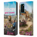 公式ライセンス Far Cry New Dawn キーアート レザー手帳型ウォレットタイプケース Huawei 電話 4 スマホケース 全機種対応 グッズ