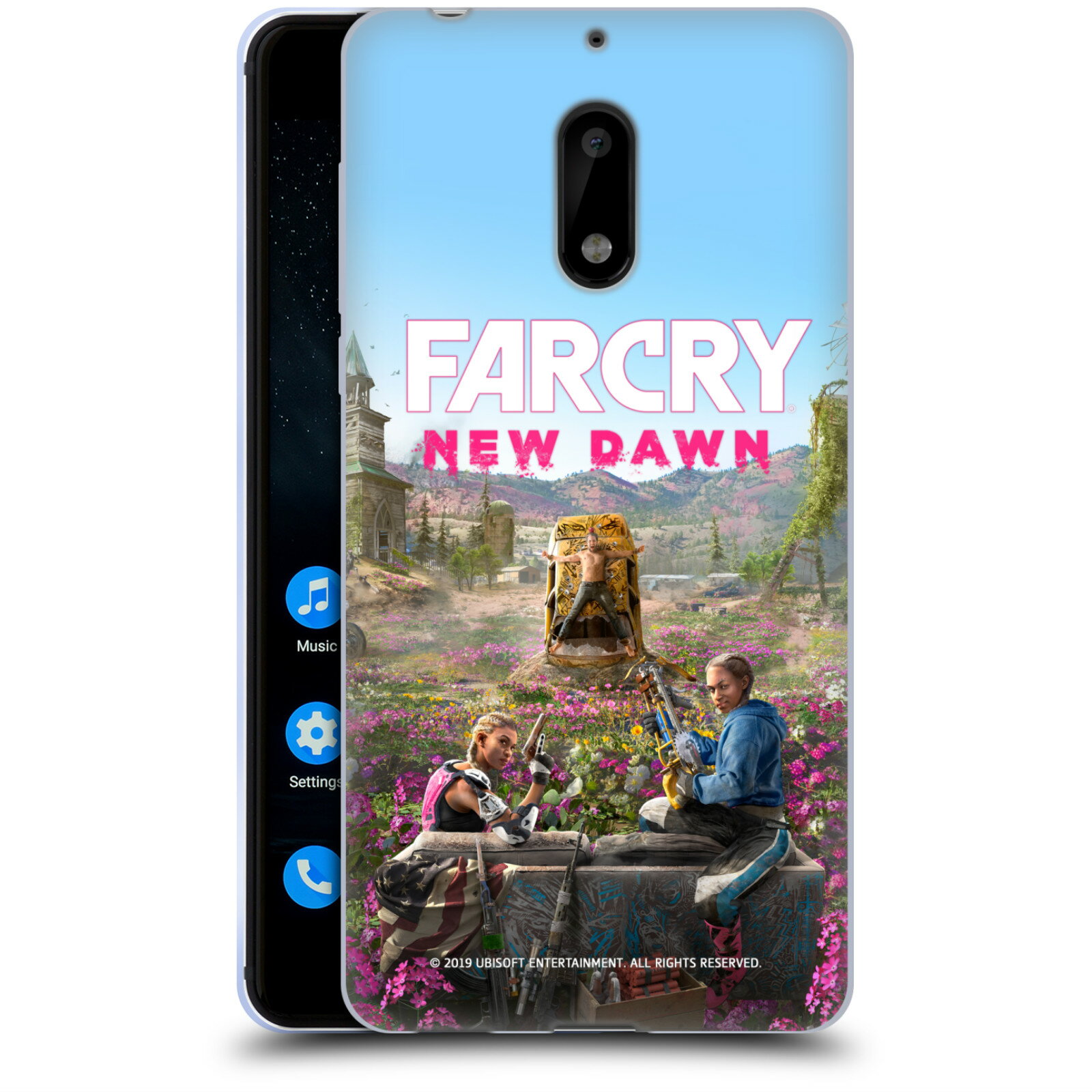 公式ライセンス Far Cry New Dawn キーアート ソフトジェルケース Nokia 電話 1 スマホケース