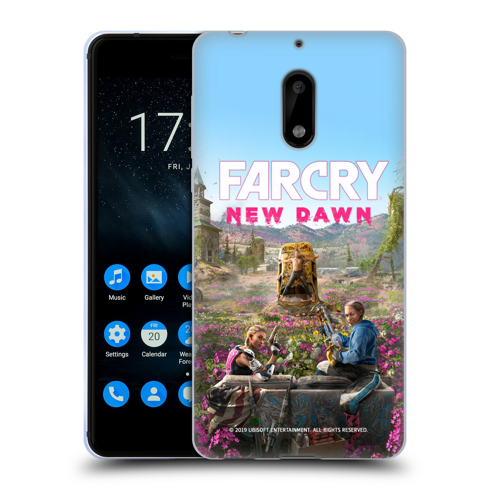 公式ライセンス Far Cry New Dawn キーアート ソフトジェルケース Nokia 電話 1 スマホケース