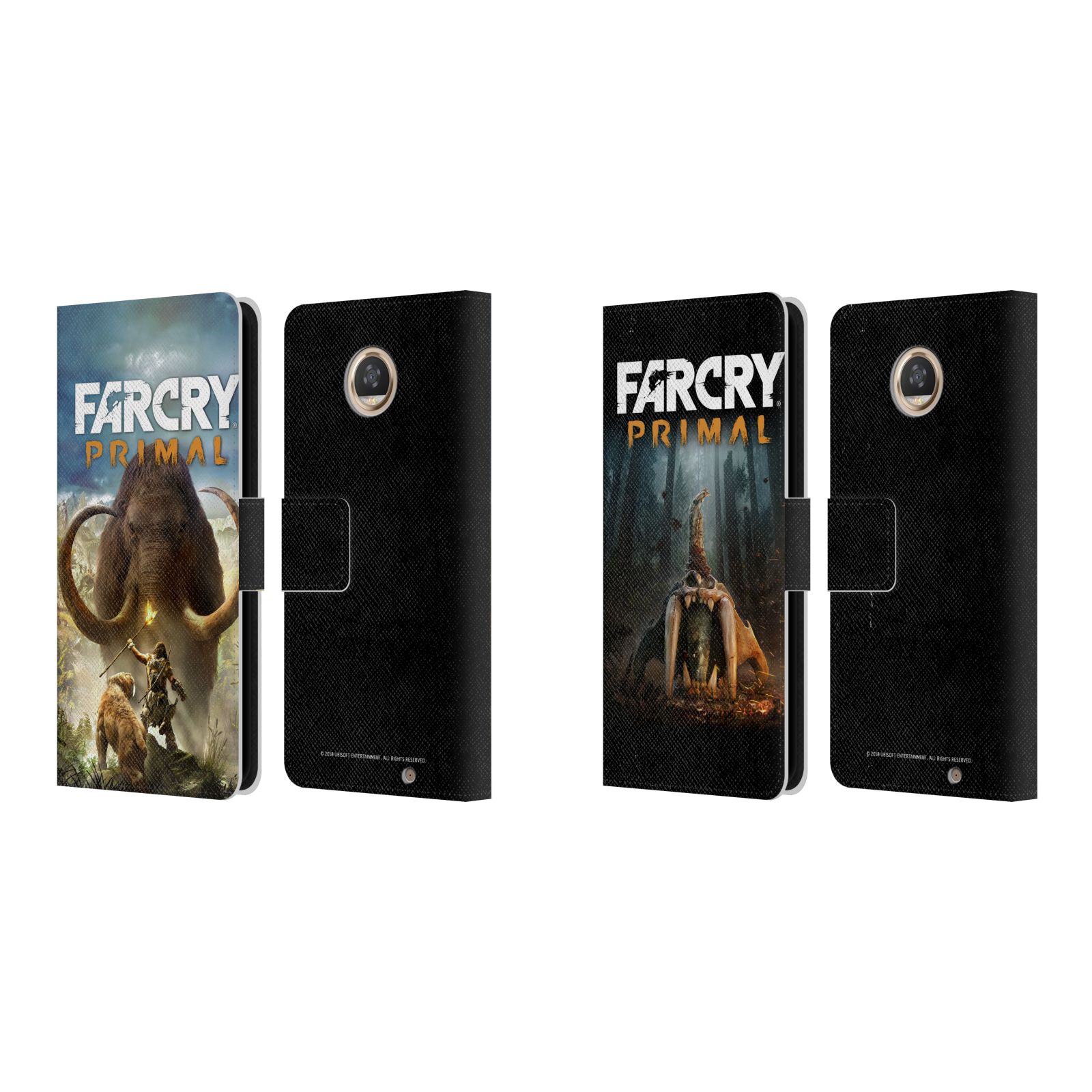 公式ライセンス Far Cry プライマル キーアート レザー手帳型ウォレットタイプケース Motorola 電話 スマホケース 全機種対応 グッズ