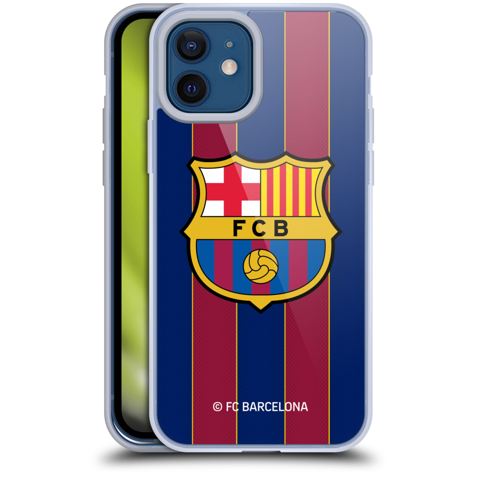 公式ライセンス FC Barcelona 2020/21 クレスト・キット ソフトジェルケース Apple iPhone 電話 FCバルセロナ FCB サポーター フットサル クラブチーム バルセロナ スペイン サッカー選手 部活…