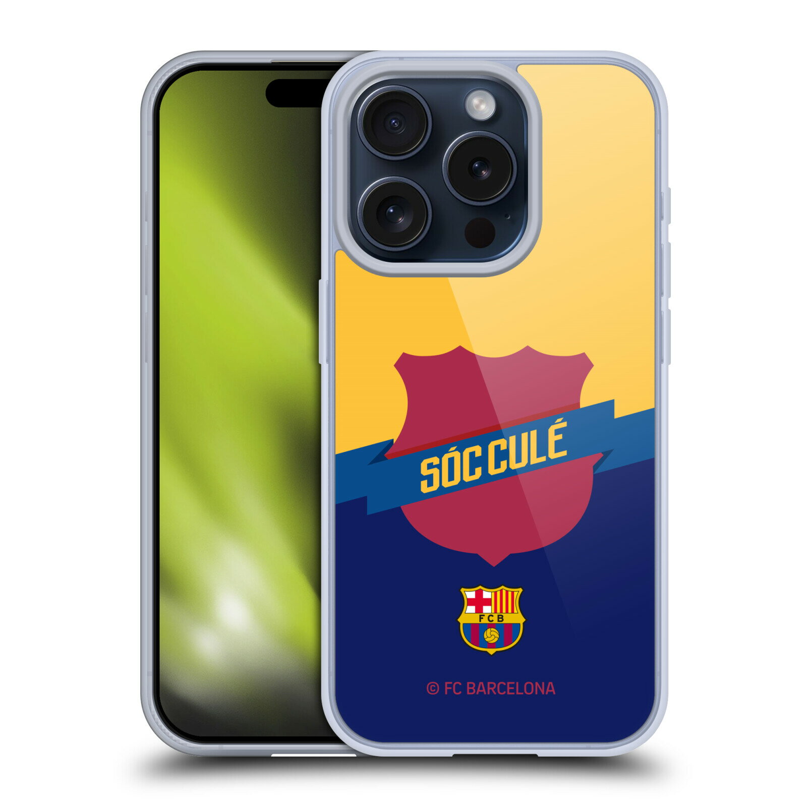 公式ライセンス FC Barcelona Culé ソフトジェルケース Apple iPhone 電話 スマホケース