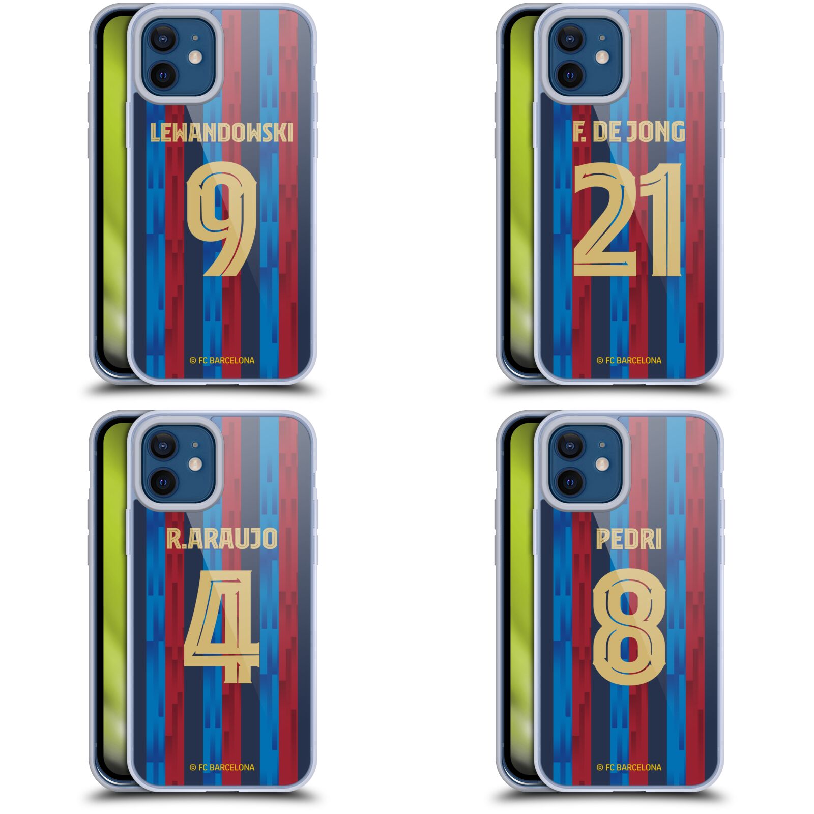 公式ライセンス FC Barcelona 2022/23 プレイヤーズ・ホームキット ソフトジェルケース Apple iPhone 電話 FCバルセロナ FCB サポーター フットサル クラブチーム バルセロナ スペイン サッカー選手