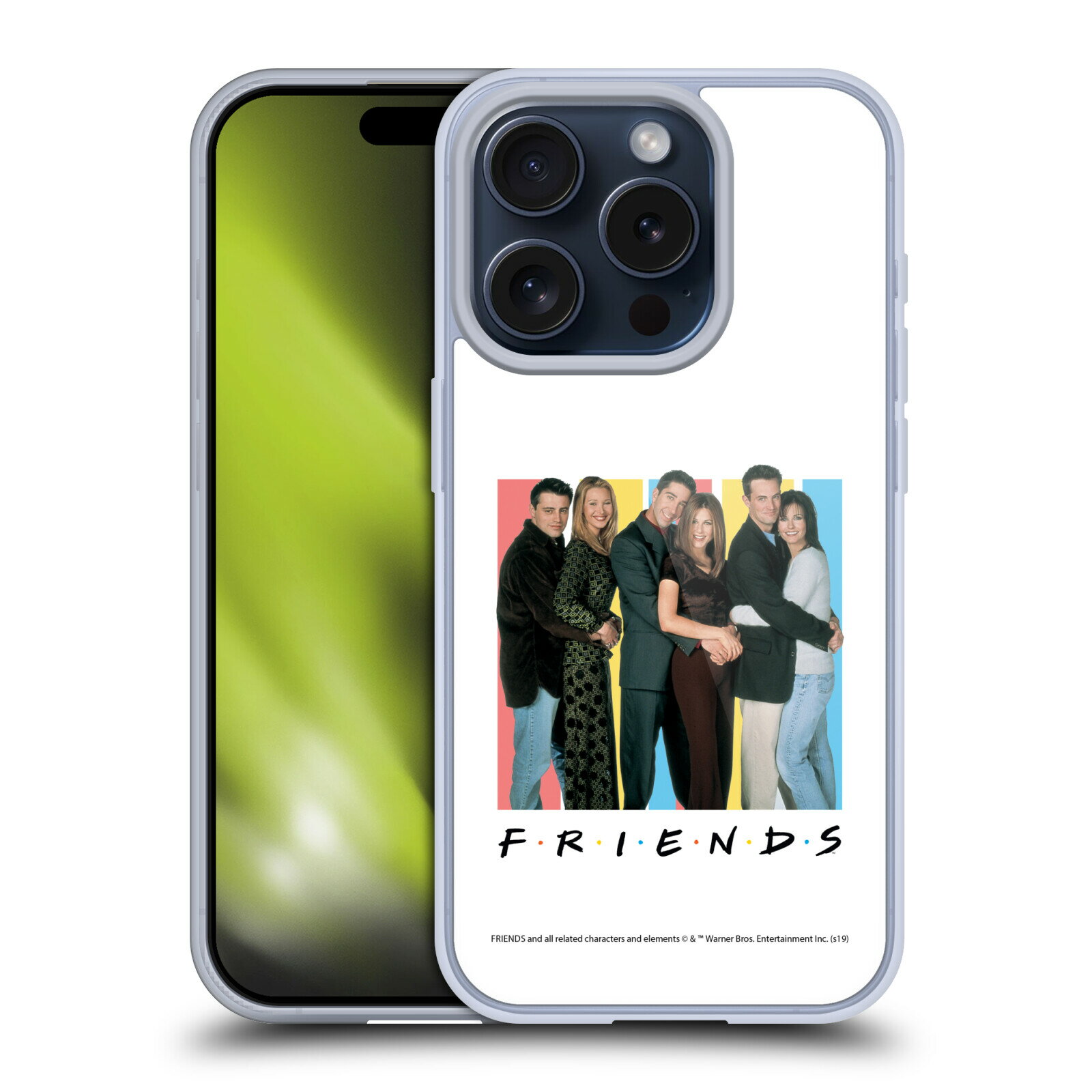 公式ライセンス Friends TV Show ロゴ ソフトジェルケース Apple iPhone 電話 スマホケース