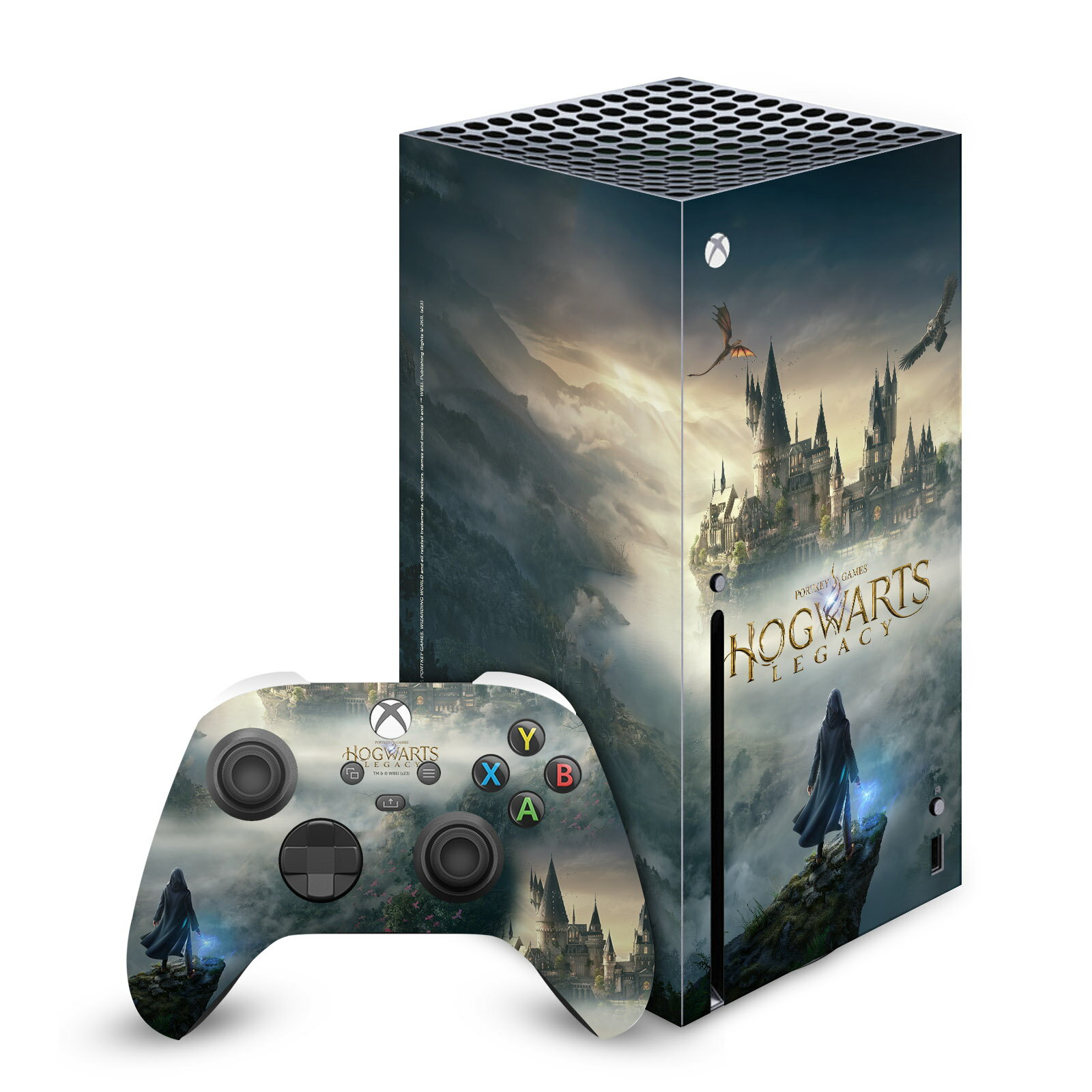 公式ライセンス Hogwarts Legacy グラフィック マット加工　ビニールステッカー スキン　転写シール Xbox Series X/S One X One S スマホケース 全機種対応 グッズ ジョイコン スイッチカバー 任天堂